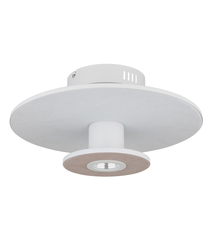 Carter Integrated LED Semi Flush Ceiling Light White Matt LED 3000K-2