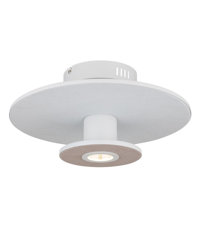 Carter Integrated LED Semi Flush Ceiling Light White Matt LED 3000K-3