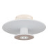 Carter Integrated LED Semi Flush Ceiling Light White Matt LED 3000K-4