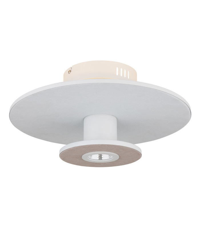 Carter Integrated LED Semi Flush Ceiling Light White Matt LED 3000K-4