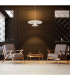 Carter Pendant Ceiling Light White Matt LED 3000K-7