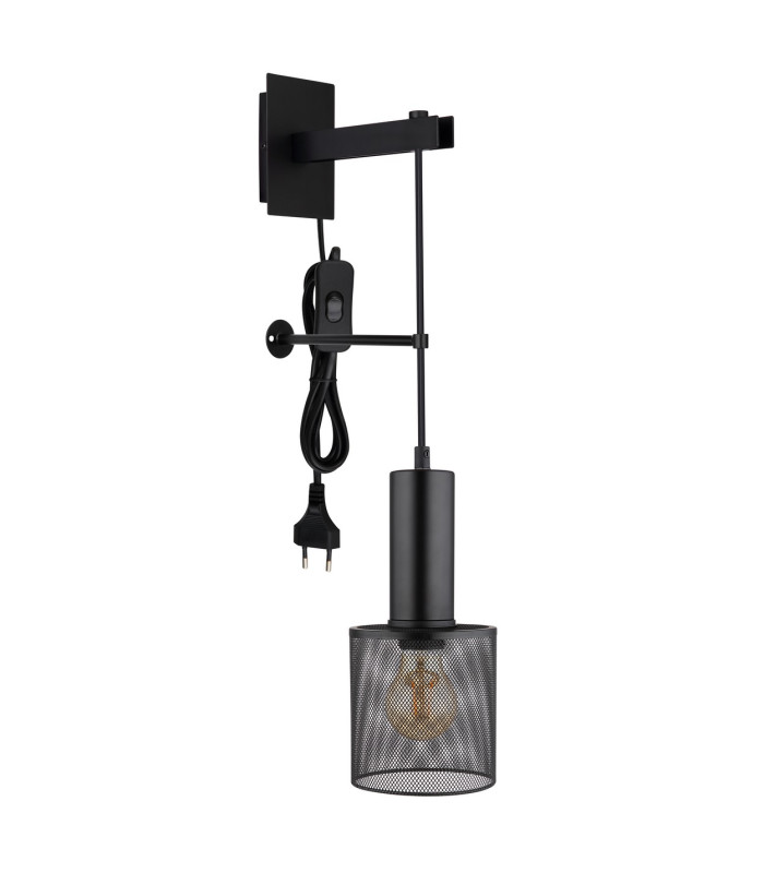 Jedd 12cm Wall Lamp Matt Black 1x E27-2