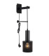 Jedd 12cm Wall Lamp Matt Black 1x E27-3