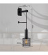 Jedd 12cm Wall Lamp Matt Black 1x E27-9