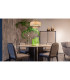 Soeni Cylindrical Pendant Ceiling Light Matt Black 1x E27-6