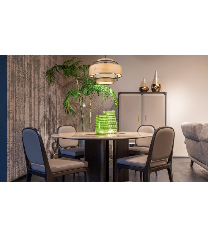 Soeni Cylindrical Pendant Ceiling Light Matt Black 1x E27-6
