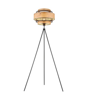 Soeni Tripod Floor Lamp Matt Black 1x E27-1