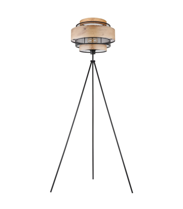 Soeni Tripod Floor Lamp Matt Black 1x E27-2