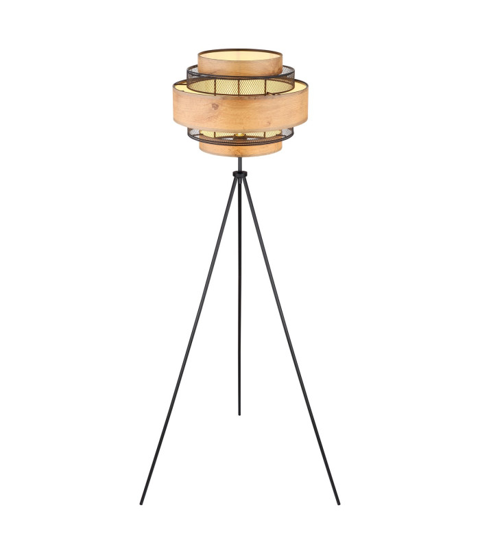 Soeni Tripod Floor Lamp Matt Black 1x E27-3