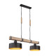 Rielly Bar Pendant Ceiling Light Matt Black 2x E27-1
