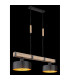 Rielly Bar Pendant Ceiling Light Matt Black 2x E27-5