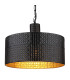 Rielly Cylindrical Pendant Ceiling Light Matt Black 1x E27-3
