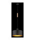Rielly Cylindrical Pendant Ceiling Light Matt Black 1x E27-4