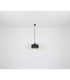 Rielly Cylindrical Pendant Ceiling Light Matt Black 1x E27-7