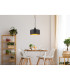 Rielly Cylindrical Pendant Ceiling Light Matt Black 1x E27-8