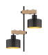 Rielly Multi Arm Floor Lamp Matt Black 2x E27-4