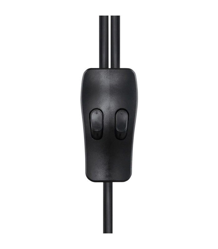 Rielly Multi Arm Floor Lamp Matt Black 2x E27-5