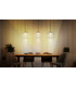 Galway Bar Pendant Ceiling Light Nickel Matt 3x LED 3000K-8