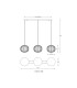 Galway Bar Pendant Ceiling Light Nickel Matt 3x LED 3000K-9