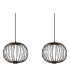 Galway Bar Pendant Ceiling Light Matt Black 3x LED 3000K-4