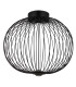 Galway 50cm Globe Ceiling Light Matt Black LED 3000K-2