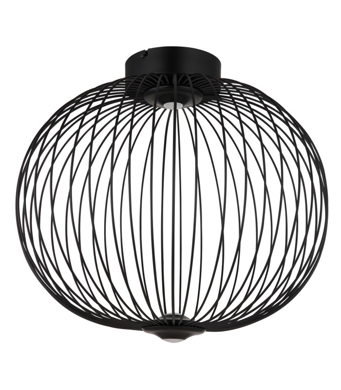 Galway 50cm Globe Ceiling Light Matt Black LED 3000K-2