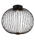 Galway 50cm Globe Ceiling Light Matt Black LED 3000K-3