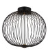 Galway 50cm Globe Ceiling Light Matt Black LED 3000K-4
