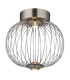 Galway 30cm Globe Ceiling Light Nickel Matt LED 3000K-1