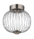 Galway 30cm Globe Ceiling Light Nickel Matt LED 3000K-2