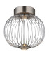 Galway 30cm Globe Ceiling Light Nickel Matt LED 3000K-3