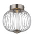 Galway 30cm Globe Ceiling Light Nickel Matt LED 3000K-4