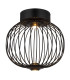 Galway 30cm Globe Ceiling Light Matt Black LED 3000K-1