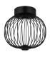 Galway 30cm Globe Ceiling Light Matt Black LED 3000K-2