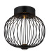 Galway 30cm Globe Ceiling Light Matt Black LED 3000K-4