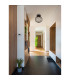 Galway 30cm Globe Ceiling Light Matt Black LED 3000K-8