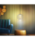 Galway 30cm Wire Frame Pendant Ceiling Light Nickel Matt LED 3000K-7