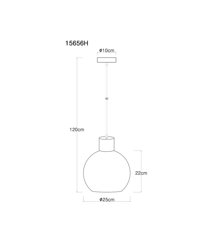 Moitas Dome Pendant Ceiling Light Matt Black Smoke Glass Shade 1x E27-6