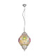 Gelasius Pendant Ceiling Light Silver Colored 1x E27-1