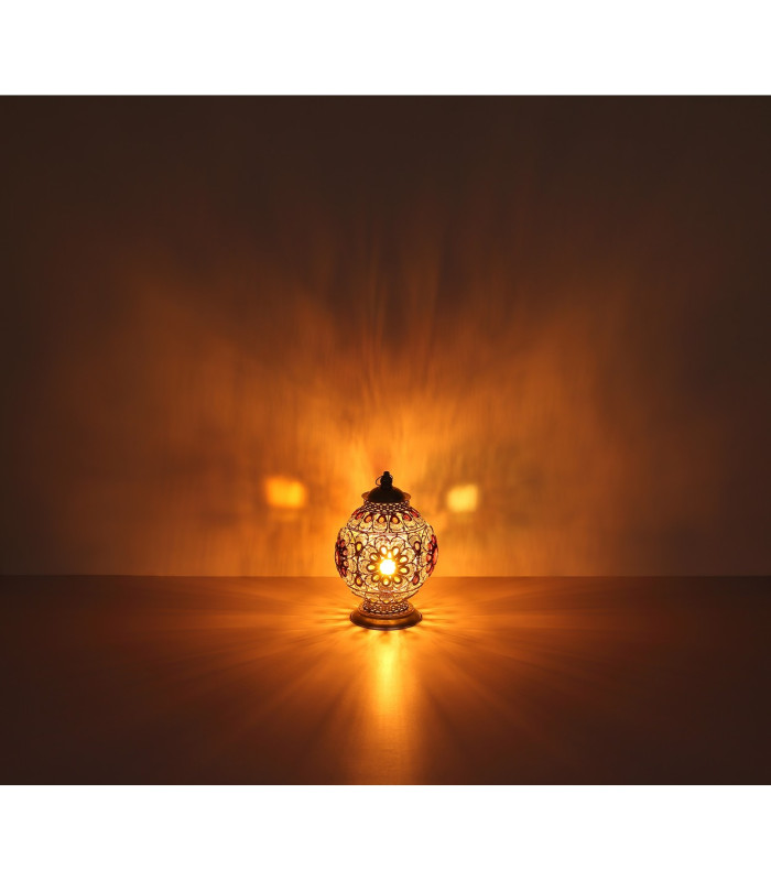 Gelasius Table Lamp Silver Colored 1x E27-5