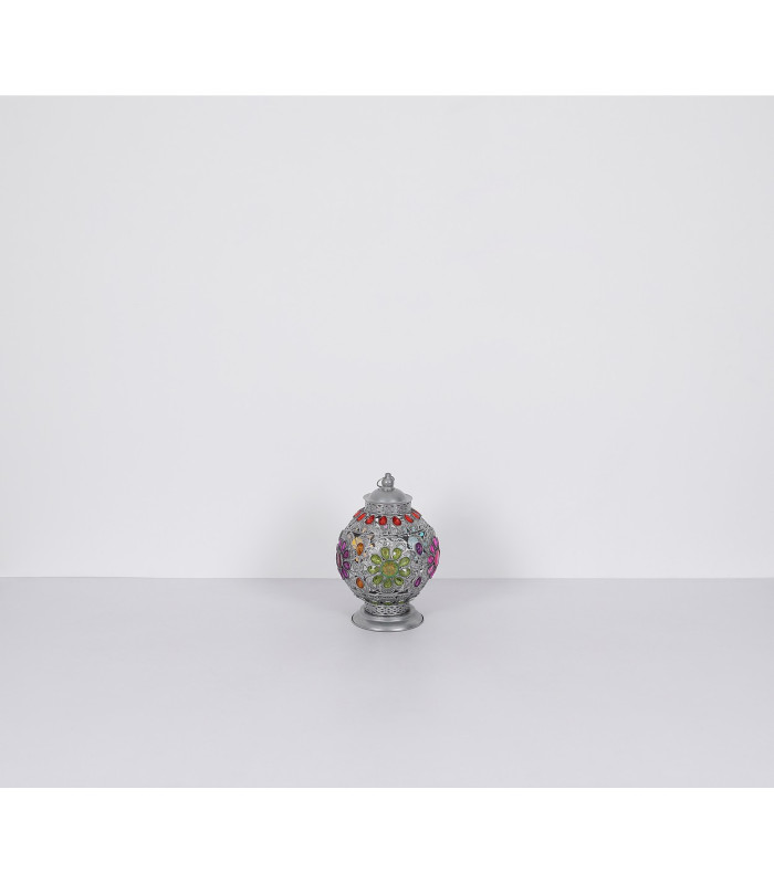Gelasius Table Lamp Silver Colored 1x E27-7