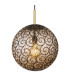 Fitz 35cm Globe Pendant Ceiling Light Matt Black 1x E27-3