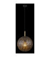 Fitz 35cm Globe Pendant Ceiling Light Matt Black 1x E27-4