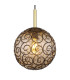 Fitz 25cm Globe Pendant Ceiling Light Matt Black 1x E27-3