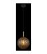 Fitz 25cm Globe Pendant Ceiling Light Matt Black 1x E27-4