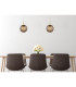 Fitz 25cm Globe Pendant Ceiling Light Matt Black 1x E27-5