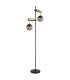 Fitz Multi Arm Floor Lamp Matt Black 2x E27-2