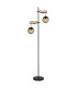 Fitz Multi Arm Floor Lamp Matt Black 2x E27-3