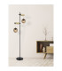 Fitz Multi Arm Floor Lamp Matt Black 2x E27-9