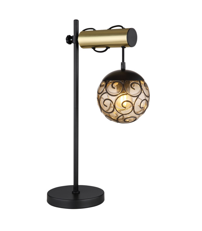 Fitz Table Lamp Matt Black 1x E27-1